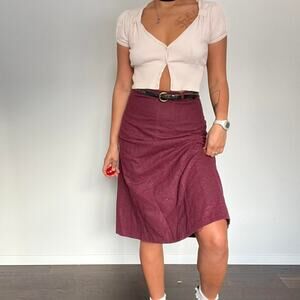 Vintage wool skirt perfect academia